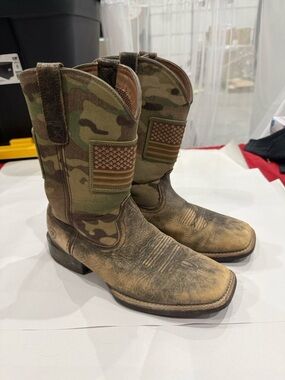 Ariat Camouflage Brown Western Cowboy Boots